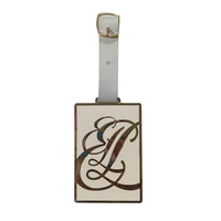 Accessoires de golf en métal en gros : Étiquettes de bagage pour sacs de golf avec logo personnalisé, accessoires portables pour chariots de golf