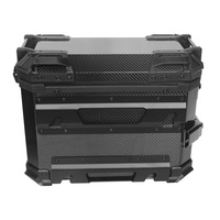 Valises latérales en plastique 38L pour moto, grande capacité, étanches, accessoires de bagages, boîte arrière