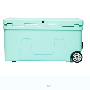 120L Large Insulated PE LLDPE Plastic Fishing Cooler Box <strong>with</strong> <strong>Wheels</strong> Thermal Hard Ice Lunch <strong>Bag</strong>/ <strong>Cool</strong> Box 90L Storage Capacity - Product Image 2