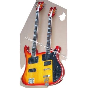 Weifang Rebon de doble cuello Ricken guitarra eléctrica en cherry <span class=keywords><strong>sunburst</strong></span> color - Product Image 1