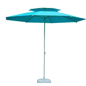 Лидер продаж, зонт от солнца среднего полюса для отеля, уличный зонтик, садовый зонтик, оптовая продажа, пляжный зонтик