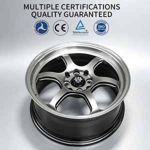 ล้อแม็กซ์ Flowtone รุ่น <span class=keywords><strong>Te37</strong></span> สีดำเงา ล้อแต่ง ขนาด 16 17 นิ้ว 4 5 รู 4X100/114.3 มม. 5x114.3 มม. ล้ออัลลอยน้ำหนักเบา - Product Image 4