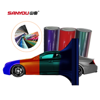 1.52*15m Red <strong>Color</strong> Auto-Repaired TPU Paint Protective Film High Glossy <strong>Wrap</strong> for Vehicle Body Self-Healing <strong>Color</strong>-Changing