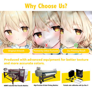 Fodera per Cuscino Dakimakura Anime Carina in Tessuto Pelle di Pesca 180x50cm, Produttore OEM, Federa Personalizzata - Product Image 5