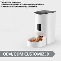 Distributeur de nourriture intelligent pour animaux de compagnie certifié CE/FCC, grande capacité 7L, ABS écologique, contrôle à distance par application, pour chats et chiens, avec trois modes d'alimentation