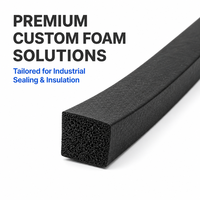 Profilé de joint en caoutchouc mousse EPDM silicone de forme personnalisée Marque