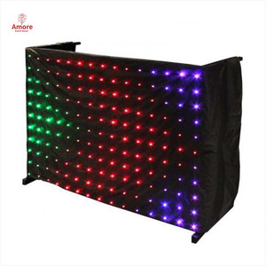 Tùy chỉnh <span class=keywords><strong>P10</strong></span> RGB <span class=keywords><strong>LED</strong></span> Video Rèm cho DJ gian hàng sân khấu Tường Backdrop màn hình với DMX512 điều khiển IP65 - Product Image 1