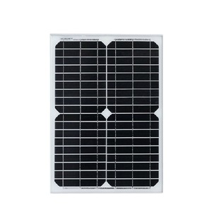แผงโซลาร์เซลล์แบบคริสตัลเดี่ยว 18V 20W โมดูลไฟฟ้าโซลาร์เซลล์แบบพกพาสำหรับติดตั้งบนหลังคาบ้าน - Product Image 5