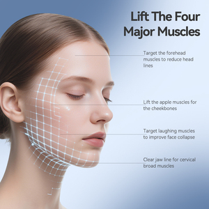 Juego de Terapia de Ventosas Faciales Eléctricas 3 en 1, Gua Sha, Masajeador de Drenaje Linfático Facial, Masajeador Reafirmante de 7 Colores - Product Image 3