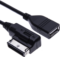 Antarmuka Musik USB AMI MDI Adaptor MP3 Adaptor Audio Kompatibel dengan Audi A6 VW