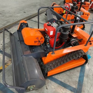Cortadora de Césped con Orugas de Goma de Alto Torque para Ferrocarriles, de Alta Productividad para una Rápida Gestión de Césped en Granjas y Huertos - Product Image 1