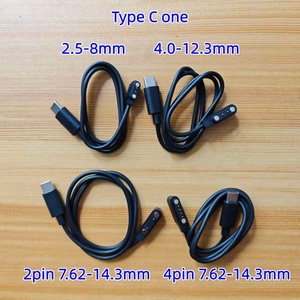 Cable de Carga Magnético Portátil para Reloj Inteligente de 2 y <span class=keywords><strong>4</strong></span> <span class=keywords><strong>Pines</strong></span> con Cable USB para Relojes Deportivos y Vaso Exprimidor - Product Image 3