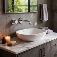 Robinet mural à poignée unique en laiton pour hôtels, design minimaliste, cartouche céramique, mitigeur encastré pour salles de bain