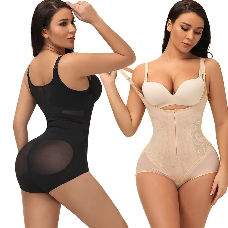 YiYun women sexy lingerie bodysuits wholesale black custom seamless bodysuit 2021
