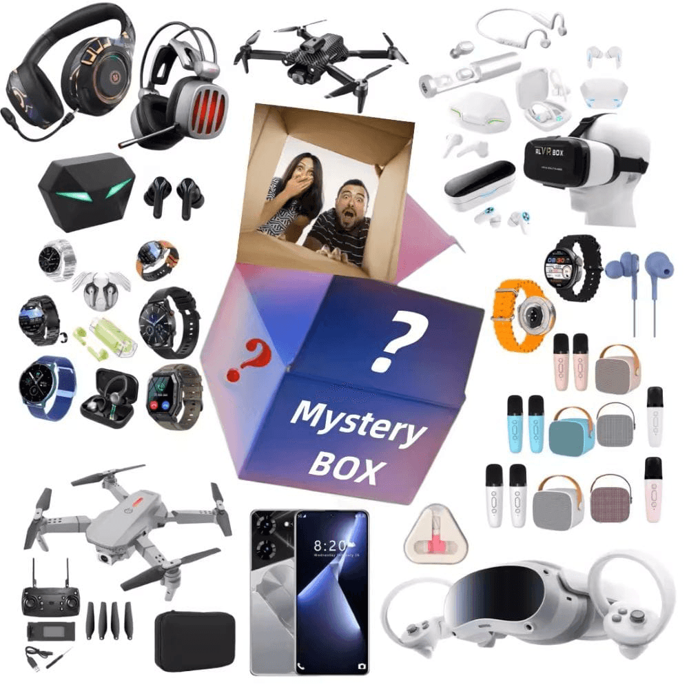 Lucky Phone Gadgets Smart Electronic Gadgets Includes Smartwatch Gaming Exciting Surprise Christmas Mysterious Boxes