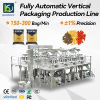 Machine d'emballage alimentaire verticale automatique multifonctionnelle de haute précision avec fonctions de laminage et de pesage
