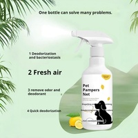 Spray Désodorisant pour Animaux de Compagnie, Éliminateur d'Odeurs, Neutralisateur de Taches et d'Enzymes, Spray Désodorisant 100ml pour