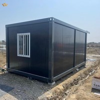 Maison en panneaux sandwich luxueuse et portable, préfabriquée, modulaire, intégrée, de type conteneur, 20 pieds, 40 pieds