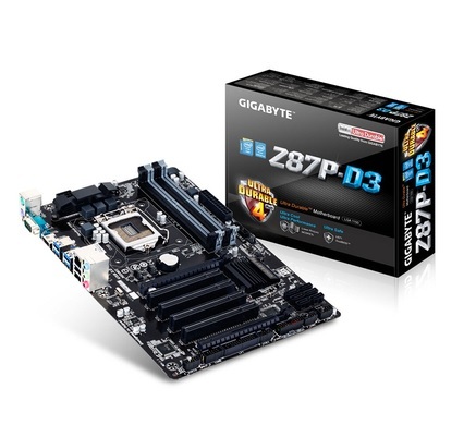 WHOLESALE for Z87P-D3  LGA-1150 ATX DDR3  4K Crossfire GAMING MOTHERBOARD