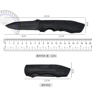 DIY OEM มีดพับอเนกประสงค์พร้อมส่ง ระบบล็อคเต็มรูปแบบ 6-in-1 พร้อมด้ามจับอะลูมิเนียมอัลลอย - Product Image 6