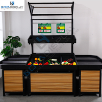 Supermarkt Apparatuur Plank Fruit Stand Groente Display Gondel Rek Voor Fruit Winkel Plank