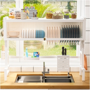 Organizador <span class=keywords><strong>de</strong></span> Cocina <span class=keywords><strong>de</strong></span> Alta Calidad, <span class=keywords><strong>Escurridor</strong></span> <span class=keywords><strong>de</strong></span> <span class=keywords><strong>Platos</strong></span> Sobre el Fregadero, <span class=keywords><strong>Escurridor</strong></span> <span class=keywords><strong>de</strong></span> <span class=keywords><strong>Platos</strong></span> <span class=keywords><strong>de</strong></span> 2 Niveles - Product Image 3