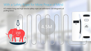 Robot nettoyeur <span class=keywords><strong>de</strong></span> vitres intelligent Hobot 298, nettoyeur <span class=keywords><strong>de</strong></span> vitres avec pulvérisateur d'eau, Auto-aspirateur automatique, commande <span class=keywords><strong>de</strong></span> téléphone intelligent pour maison - Product Image 6