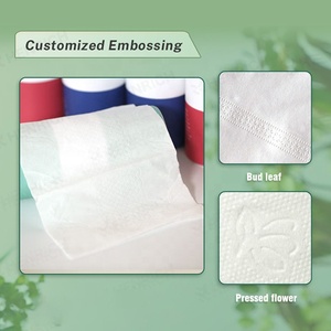 Tous types de papier toilette non blanchi en rouleaux, en papier végétal, non toxique, et mouchoirs en papier pour voiture et visage, en boîtes cubiques, en gros - Product Image 6