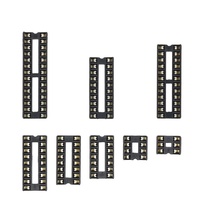 Kit de 66 supports de puces DIP IC à souder, adaptateurs de type 6, 8, 14, 16, 18, 20, 24, 28 broches pour circuits intégrés G429