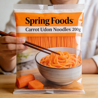 Quick Cook Instant Low Sodium Vegan Pumpkin Durum Wheat Udon Noodles Bulk Bag Box Cup Vegetarian Food