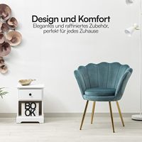 Fauteuils de salon modernes et luxueux en mousse haute densité, doux et mignons, en forme de coquille, pour salle à manger et salon