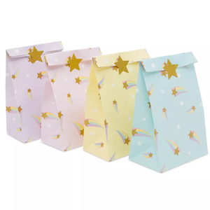 DAMAI Custom <strong>Pastel</strong> <strong>Party</strong> Favor <strong>Bags</strong> With Gold Foil Star Stickers for Rainbow Birthday <strong>Party</strong> Supplies - Product Image 6