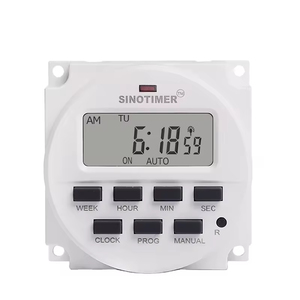 1 detik Interval 5V 12V 110V 220V suplai daya 7 hari mingguan dapat diprogram Digital elektronik sakelar pengatur waktu harian - Product Image 1