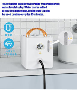 Nettoyeur vapeur électrique portatif <span class=keywords><strong>CNTECH</strong></span> pour le nettoyage domestique, 1600W/2600W, réservoir d'eau de 1L, prise US 220V, chauffage en 15-30 secondes, 110-115 - Product Image 2