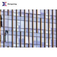 Sistema de Fachada Exterior Moderno y Eficiente Energéticamente para Edificios de Gran Altura con Muro Cortina de Vidrio Templado Unificado AS/NZS Cocina Exterior