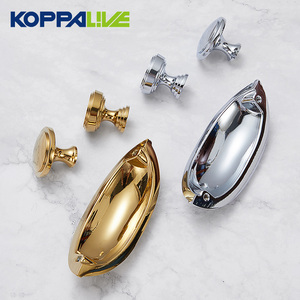 Poignées et boutons de tiroir et de porte d'armoire Koppalive Modern Brass Cup Shell Pulls 76mm Bronze antique Luxe - Product Image 3