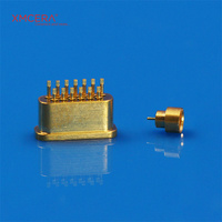 Connecteur multipin scellé rectangulaire micro hermétique pour solution d'étanchéité