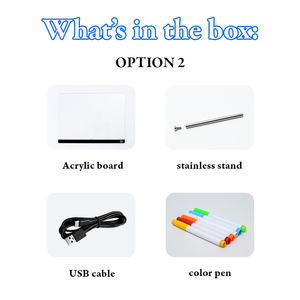 बेडरूम के लिए 3 डी संदेश बोर्ड लैंप के साथ रचनात्मक टेबल लैंप के साथ एलईडी रचनात्मक टेबल लैंप - Product Image 2