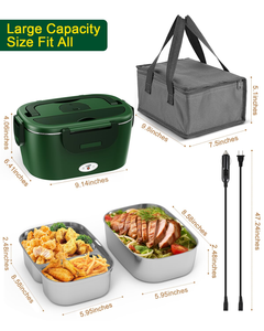 Electric <b>Lunch</b> Box Food Warmer Portable Electric Thermal <b>Lunch</b> Boxes Electric <b>Lunch</b> Box - Product Image 2