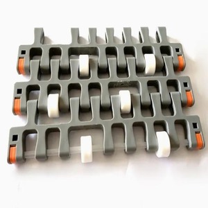 Fıstık <span class=keywords><strong>Pet</strong></span> şişe konveyör bant konveyör hattı için gömme ızgara plastik modüler konveyör bant tam otomatik taşıma ekipmanları - Product Image 1