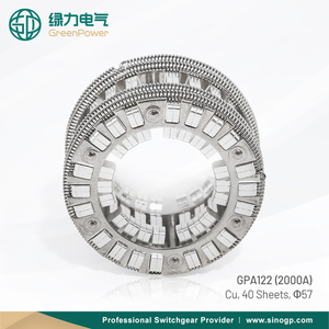 <span class=keywords><strong>Doigt</strong></span> de contact Tulip 2000A 40, doigts laminés, diamètre 57 mm, plaqué argent, pour disjoncteur à vide MV&HV VCB - Product Image 3
