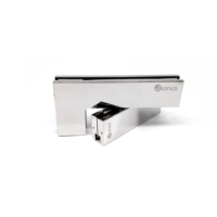 Quincaillerie de contrôle pour porte battante en verre en acier inoxydable 304 de Chine, épaisseur 12 mm, raccords de transom d'angle en forme de L