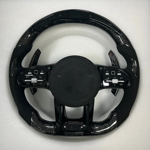Volant en fibre de carbone de haute qualité pour <span class=keywords><strong>Mercedes</strong></span> Benz W246 2023 <span class=keywords><strong>2022</strong></span> B200 CLA E220 <span class=keywords><strong>AMG</strong></span> CLE, accessoires intérieurs de voiture - Product Image 5