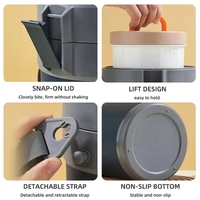 Pot de conservation de la chaleur Offre Spéciale avec stockage de vaisselle Pique-nique Récipient de nourriture Boîte à bento thermique en acier inoxydable