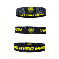 Bracelets élastiques personnalisés en RPET, imprimés par transfert thermique, écologiques, tendance, avec votre propre logo, RFID