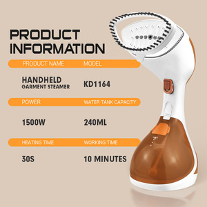 Défroisseur Vapeur Portable DSP avec Réservoir d'Eau de 240 ml, 1500 W, pour Usage Domestique - Product Image 4