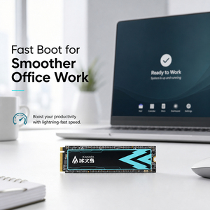 Solution de stockage interne économique M.2 2280 SSD 256 Go 512 Go 1 To NVMe PCIe 3.0 pour PC de bureau - Product Image 2