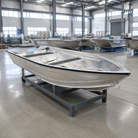Yeni Benzersiz Fiyat Avantajı Güvenilir Alüminyum V Gövdeli Kabinli Tekne 3 Boyut Seçeneği 4-6 Kişilik 105-362KG Kıyı Balıkçılığı Gezi Teknesi