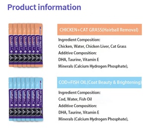 Friandises humides pour chats, version anglaise OEM, 15g, haute teneur en protéines, saveur <span class=keywords><strong>bœuf</strong></span>, pour la fertilité, la peau et les gencives - Product Image 5