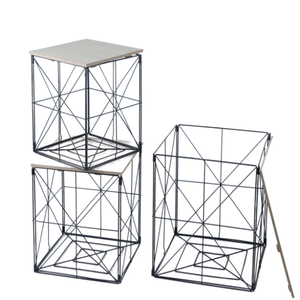 Living Room Furniture Multifunctional Detachable <strong>Folding</strong> <strong>Away</strong> Foldable Metal Side <strong>Table</strong> Simplistic Wire Mdf End <strong>Table</strong> - Product Image 2